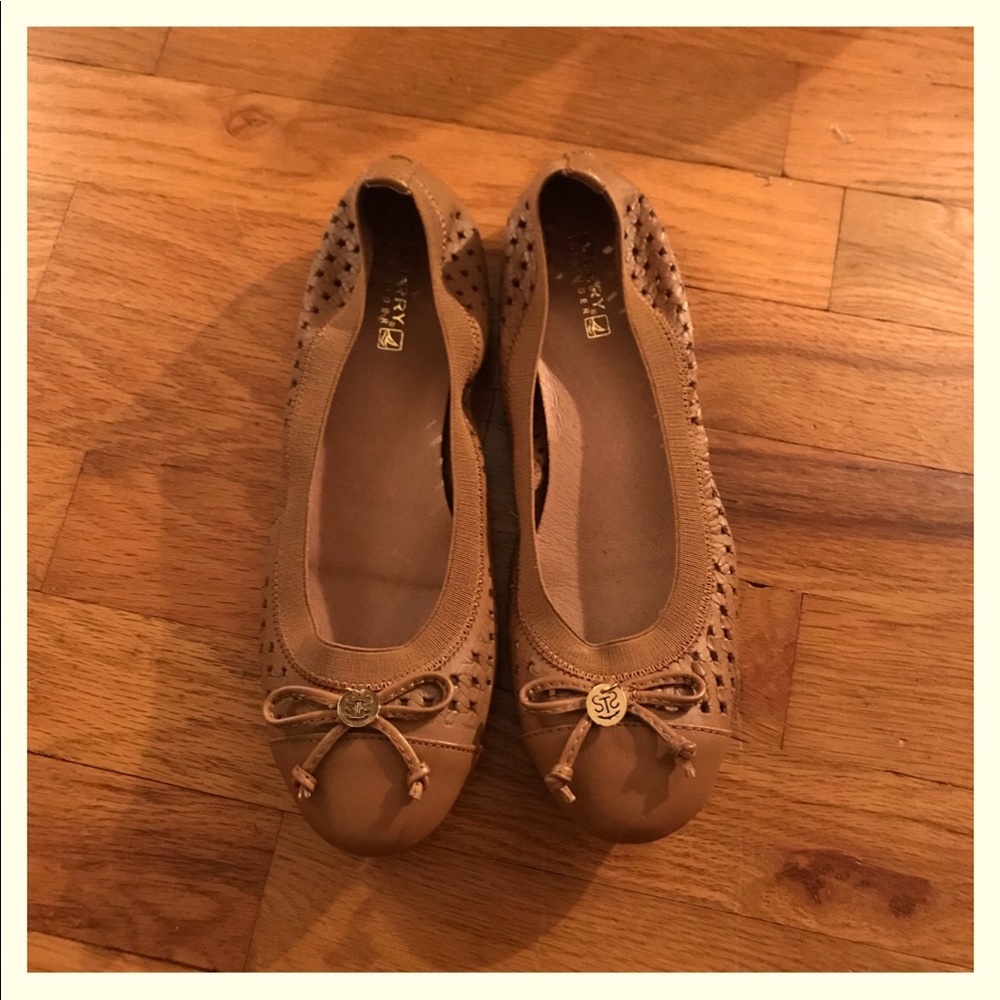 Sperry Laser Cut Ballet Flats